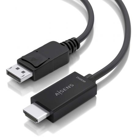 Aisens Cable Conversor DisplayPort a HDMI 4K@60Hz Negro 0.6m Aisens Cable Conversor DisplayPort a HDMI 4K@60Hz Negro 0.6m